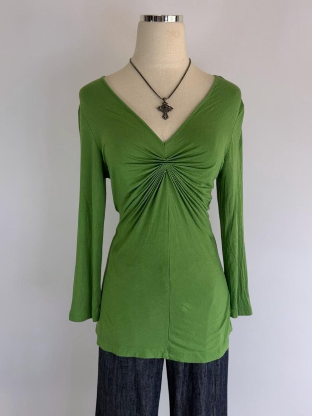 American Vintage Women's Green Blouse